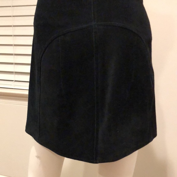 Leather Suede Mini Skirt - Picture 8 of 9